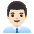 Man Office Worker Light Skin Tone Emoji from Noto Emoji Set