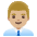 Man Office Worker Medium Light Skin Tone Emoji from Noto Emoji Set