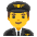 Man Pilot Emoji from Noto Emoji Set