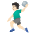 Man Playing Handball Light Skin Tone Emoji from Noto Emoji Set