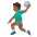 Man Playing Handball Medium Dark Skin Tone Emoji from Noto Emoji Set