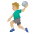 Man Playing Handball Medium Light Skin Tone Emoji from Noto Emoji Set