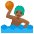 Man Playing Water Polo Medium Dark Skin Tone Emoji from Noto Emoji Set