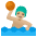 Man Playing Water Polo Medium Light Skin Tone Emoji from Noto Emoji Set