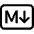 Markdown Icon from Bootstrap Set