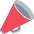 Megaphone Emoji from EmojiTwo Colors Set