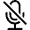 Mic Mute Icon from Bootstrap Set