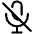 Microphone Mute Icon from Iconoir Regular Set