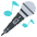 Microphone Emoji from EmojiTwo Colors Set