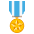 Military Medal Emoji from EmojiTwo Colors Set
