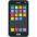 Mobile Phone Emoji from EmojiTwo Colors Set
