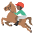 Modern Pentathlon Dark Skin Tone Emoji from EmojiTwo Colors Set