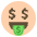 Money Eyes Emoji Emoji from EmojiTwo Colors Set