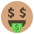 Money Face Emoji Emoji from EmojiTwo Colors Set