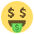 Money Mouth Face Emoji from EmojiTwo Colors Set