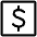Download free Money Square PNG, SVG vector icon from Iconoir Regular set.