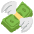 Money With Wings Emoji from EmojiTwo Colors Set