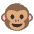 Monkey Face Emoji from EmojiTwo Colors Set