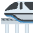 Monorail Emoji from EmojiTwo Colors Set
