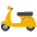 Motor Scooter Emoji from EmojiTwo Colors Set