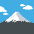 Mount Fuji Emoji from EmojiTwo Colors Set