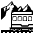 Mountain Railway Emoji from EmojiTwo Black Set