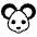 Mouse Face Emoji from EmojiTwo Black Set