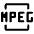 Mpeg Format Icon from Iconoir Regular Set