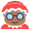 Mrs. Claus Medium Dark Skin Tone Emoji from EmojiTwo Colors Set