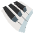 Musical Keyboard Emoji from EmojiTwo Colors Set