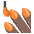 Nail Polish Dark Skin Tone Emoji from EmojiTwo Colors Set