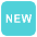 New Button Emoji from EmojiTwo Colors Set