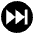 Next Track Button Emoji from EmojiTwo Black Set