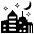 Night With Stars Emoji from EmojiTwo Black Set