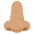 Nose Medium Skin Tone Emoji from EmojiTwo Colors Set