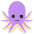 Octopus Emoji from EmojiTwo Colors Set