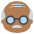 Old Man Medium Dark Skin Tone Emoji from EmojiTwo Colors Set