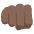 Oncoming Fist Dark Skin Tone Emoji from EmojiTwo Colors Set