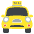 Oncoming Taxi Emoji from EmojiTwo Colors Set