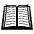 Open Book Emoji from EmojiTwo Black Set