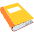 Orange Book Emoji from EmojiTwo Colors Set