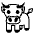 Ox Emoji from EmojiTwo Black Set