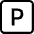 P Square Icon from Bootstrap Set