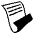 Page With Curl Emoji from EmojiTwo Black Set
