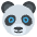 Panda Emoji from EmojiTwo Colors Set