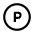 Parking Icon from Mynaui Line Set