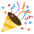 Party Popper Emoji from EmojiTwo Colors Set