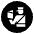 Passport Control Emoji from EmojiTwo Black Set