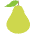 Pear Emoji from EmojiTwo Colors Set