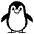 Penguin Emoji from EmojiTwo Black Set
